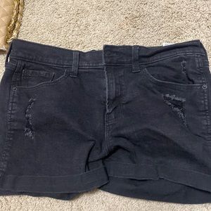Black boyfriend shorts